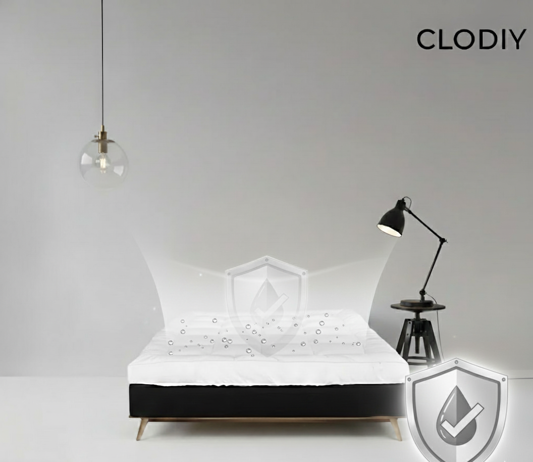 Clodiy™ Waterproof technology Hotel Mattress Topper & two free gift pillows