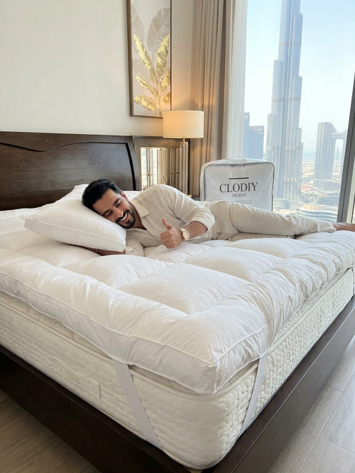 Clodiy™ Cloud MattressTopper +Free two pillows + Free Delivery Today!Don’t miss Offer